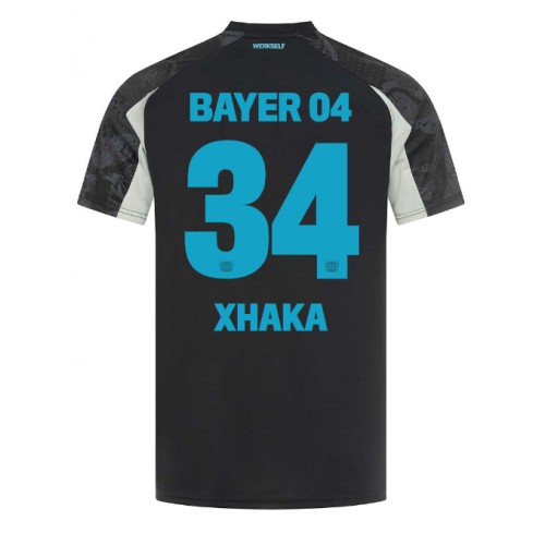 Dres Bayer Leverkusen Granit Xhaka #34 Rezervni 2024-25 Kratak Rukav